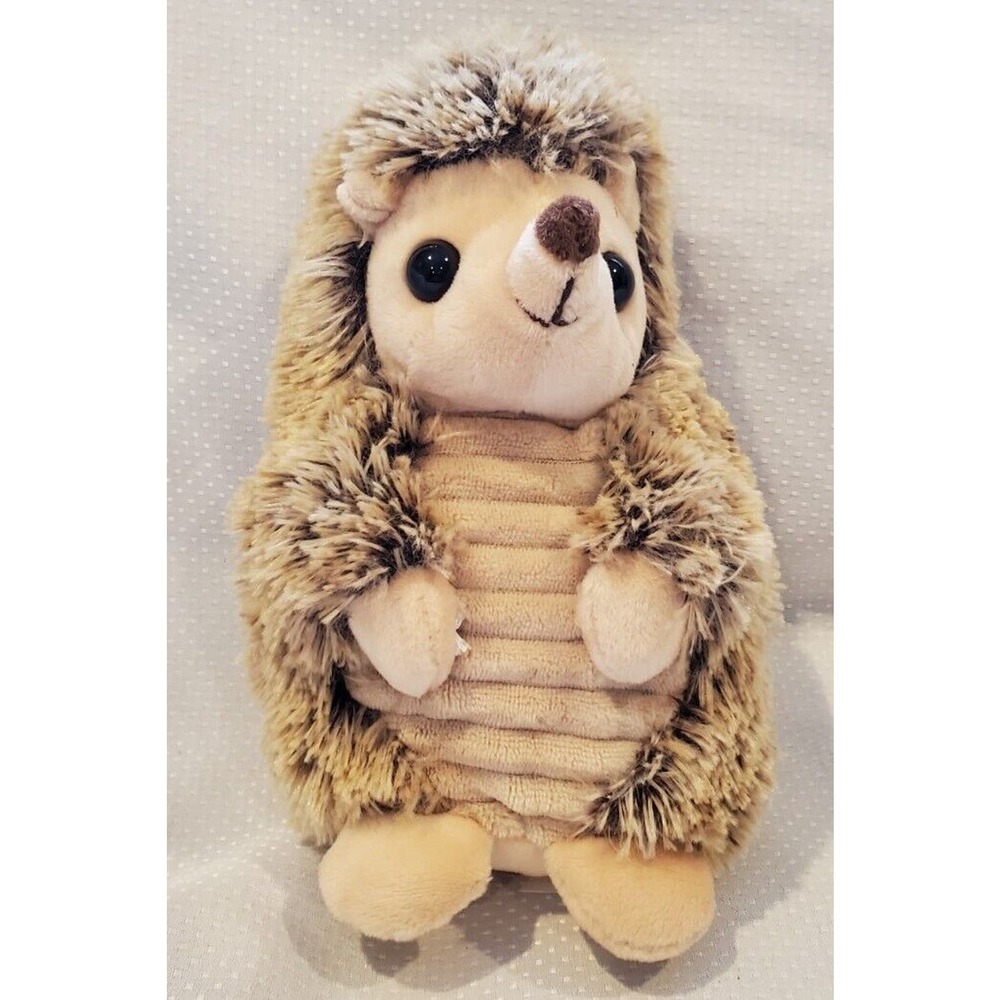 Hugfun International 8" Brown Hedgehog 261487 Stuffed Animal Plush Toy